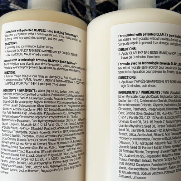 OLAPLEX NEW SIZE #4 #5 shampoo & conditioner price is firm - Picture 3 of 6
